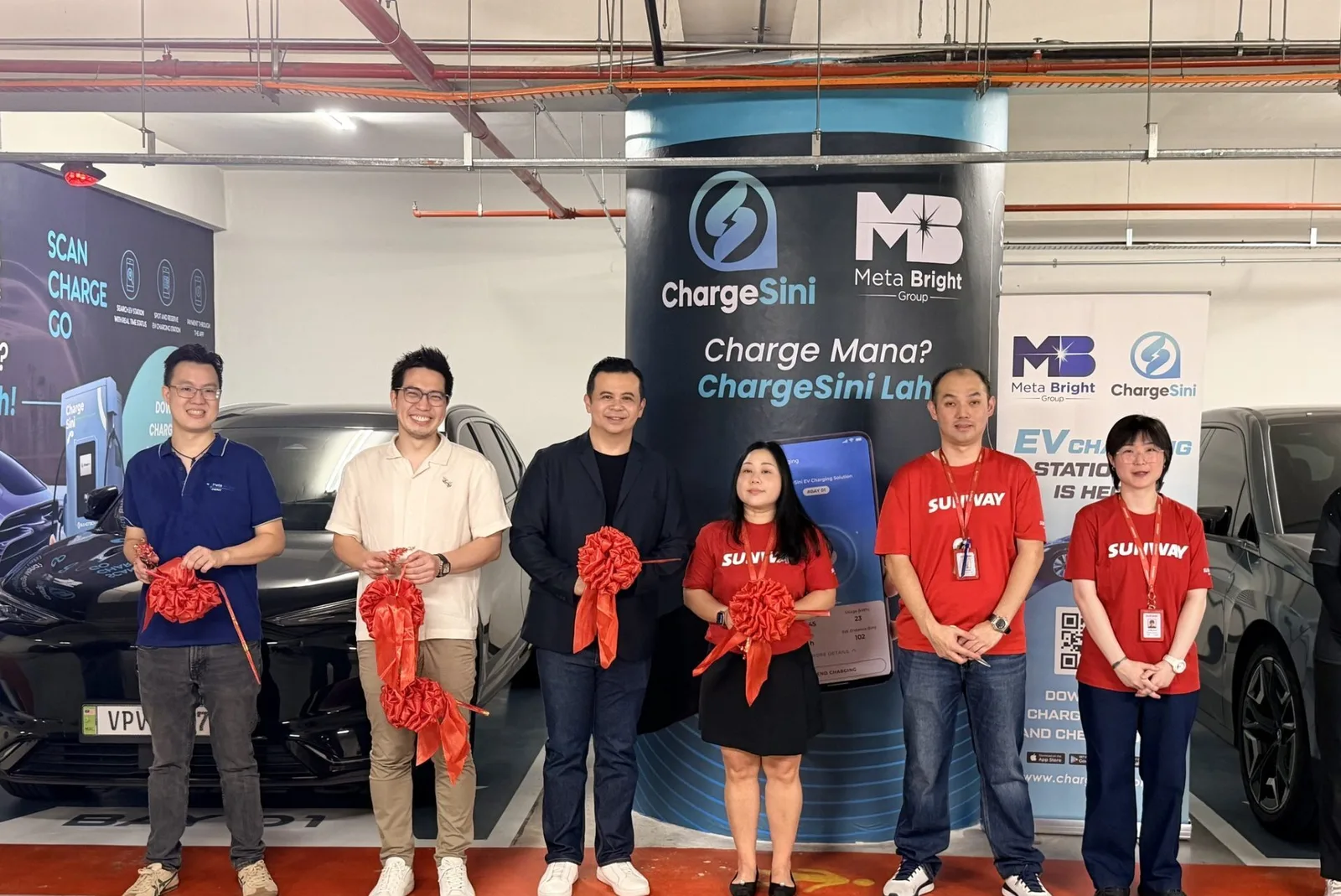 ChargeSini and Meta Bright Deploy New 80kW DC Fast Charger at Sunway 163 Mall